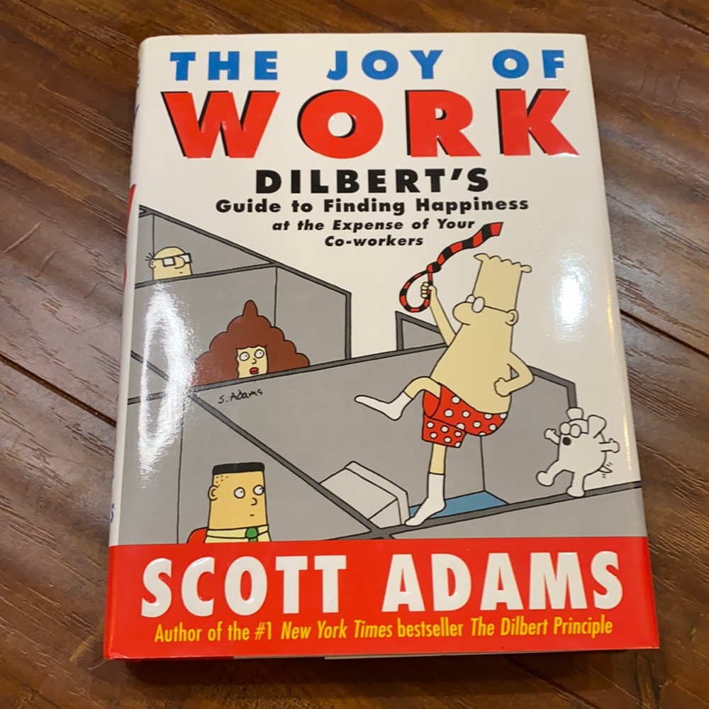 Dilbert The Joy of Work Hard Cover‎ book comics